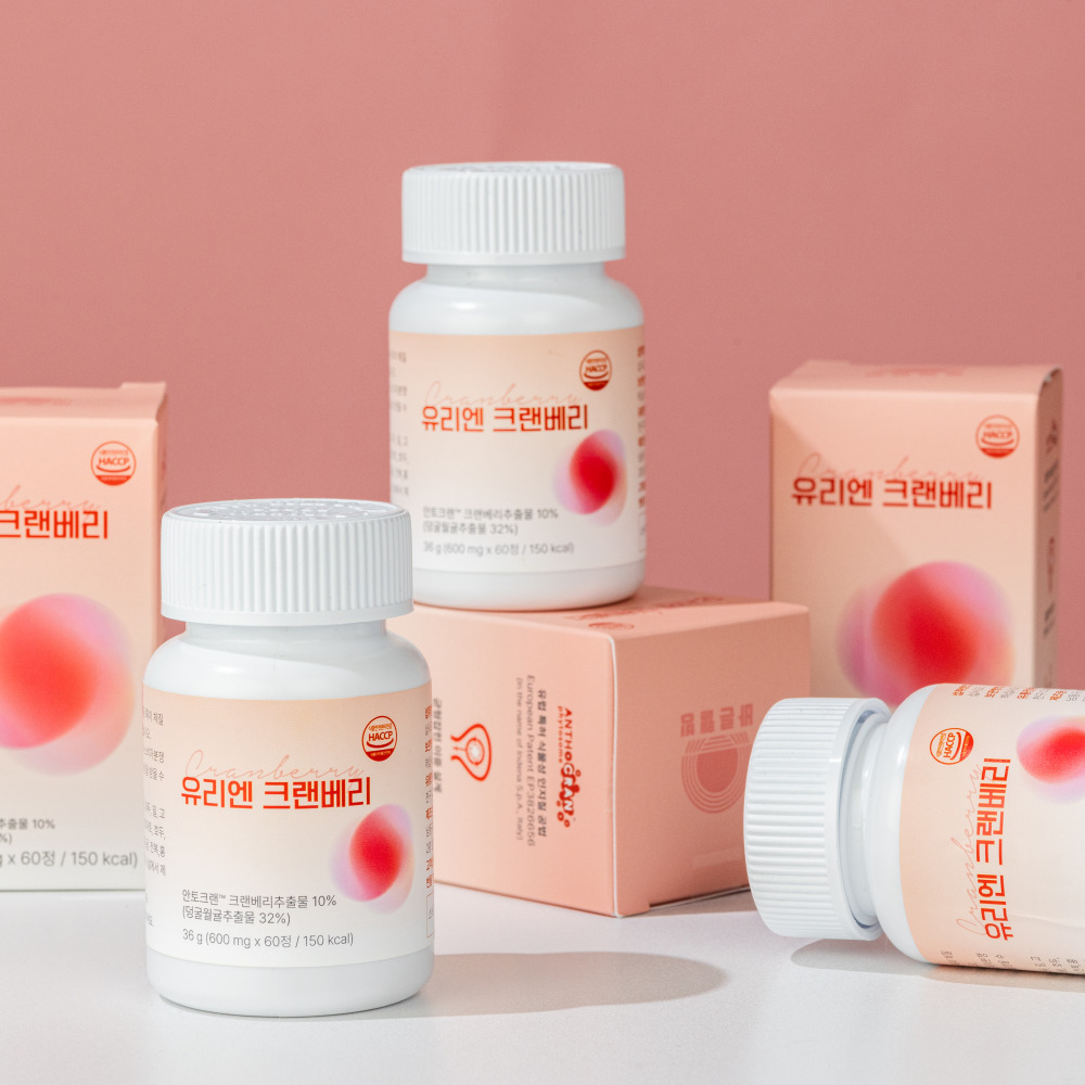 유리엔 크랜베리 효능 크린베리 만노오스 만노스 디만노스 디마노스 60정 이미지 4