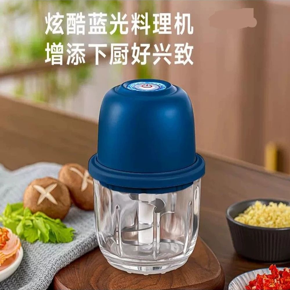 무선다지기 충전식 마늘다지는기계 다지는 고추 A. 300ML 화이트 2024 업그레이드된 - 상세 이미지 3