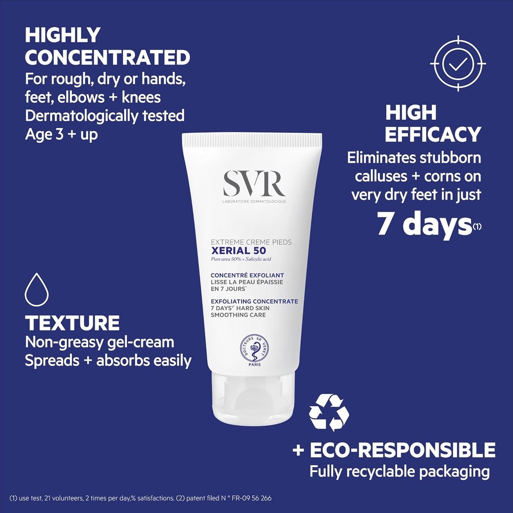 SVR 제리얼 풋젤 50ml 극건성 발 관리 - 상세 이미지 4