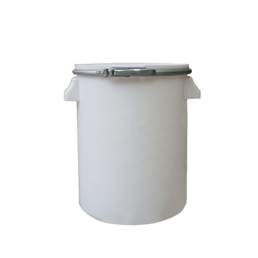약품통 20L 소분용기 손잡이 블루 소스 편 A. 20L 스트레이트 배럴 블루 철 손잡이 - 상품 이미지