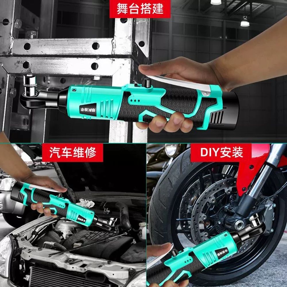 전동라쳇 직각 전동드릴 충전식 12V 임팩 A. 48VF29800mAh배터리 1개 표준 - 상세 이미지 4