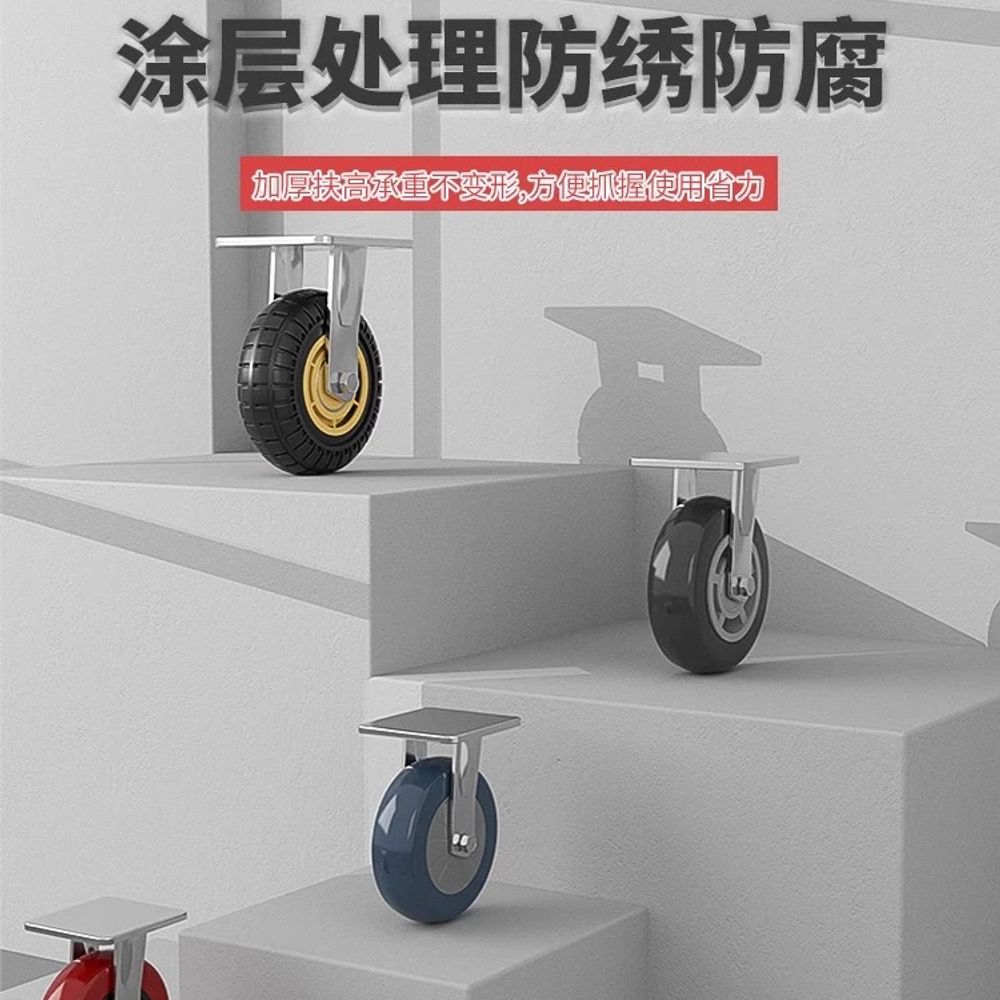 대형구르마 짐수레 대차 물류 구 A. 9060 펜스 그리드 카 5인치 싱글 액, A. 기준 - 상세 이미지 3