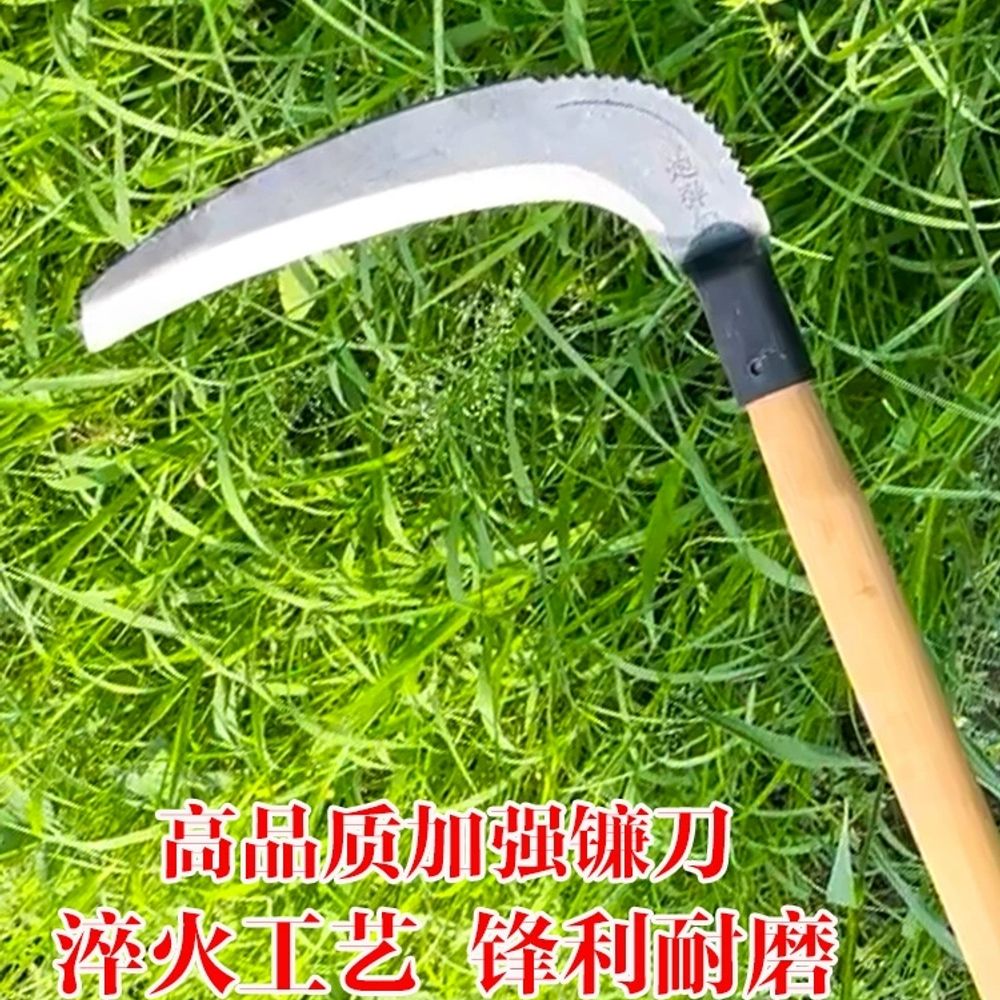 장대낫 긴낫 농기구 수확기 나뭇가지 부추 가지치기 A. 오른쪽 스트레이트 셔츠 나이프 헤드 - 상세 이미지 5