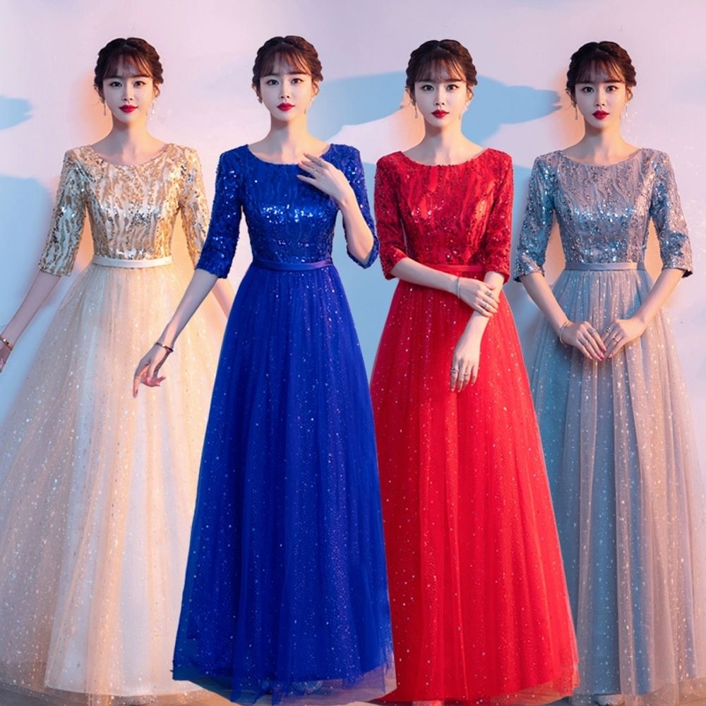 이브닝 중창단 합창단복 레드 브라이덜샤워 무대 노래 R. 흰 셔츠와 나비 넥타이, A. S - 상세 이미지 2