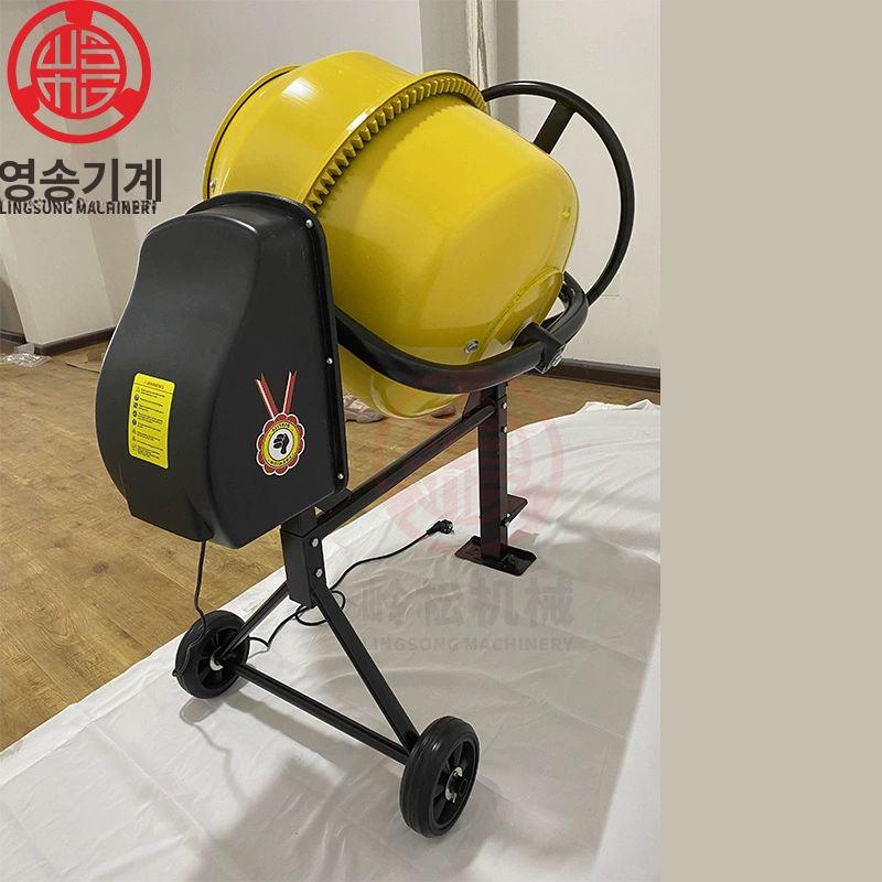 소형 전기 콘크리트 시멘트 교반기 혼합기 공사장 PM180L조용형 더블 믹서 순동 발판형 이미지 6
