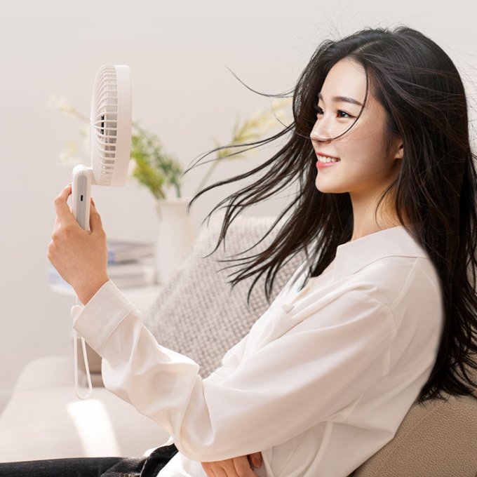 왕빅팬 충전용선풍기 접이식 BLDC 손풍기 대형 휴대선풍기 - 상세 이미지 4