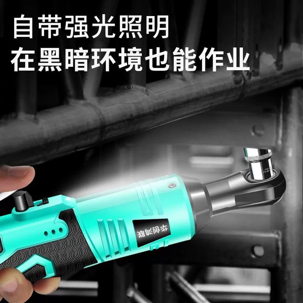 전동라쳇 직각 전동드릴 충전식 12V 임팩 A. 48VF29800mAh배터리 1개 표준 - 상세 이미지 5
