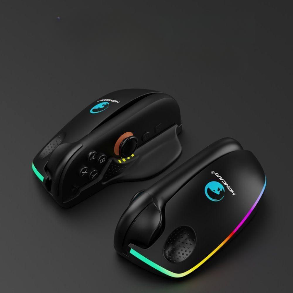 닌텐도 스위치2 조이콘 컨트롤러 그립 마우스 RGB 조명 조이스틱 - 상품 이미지