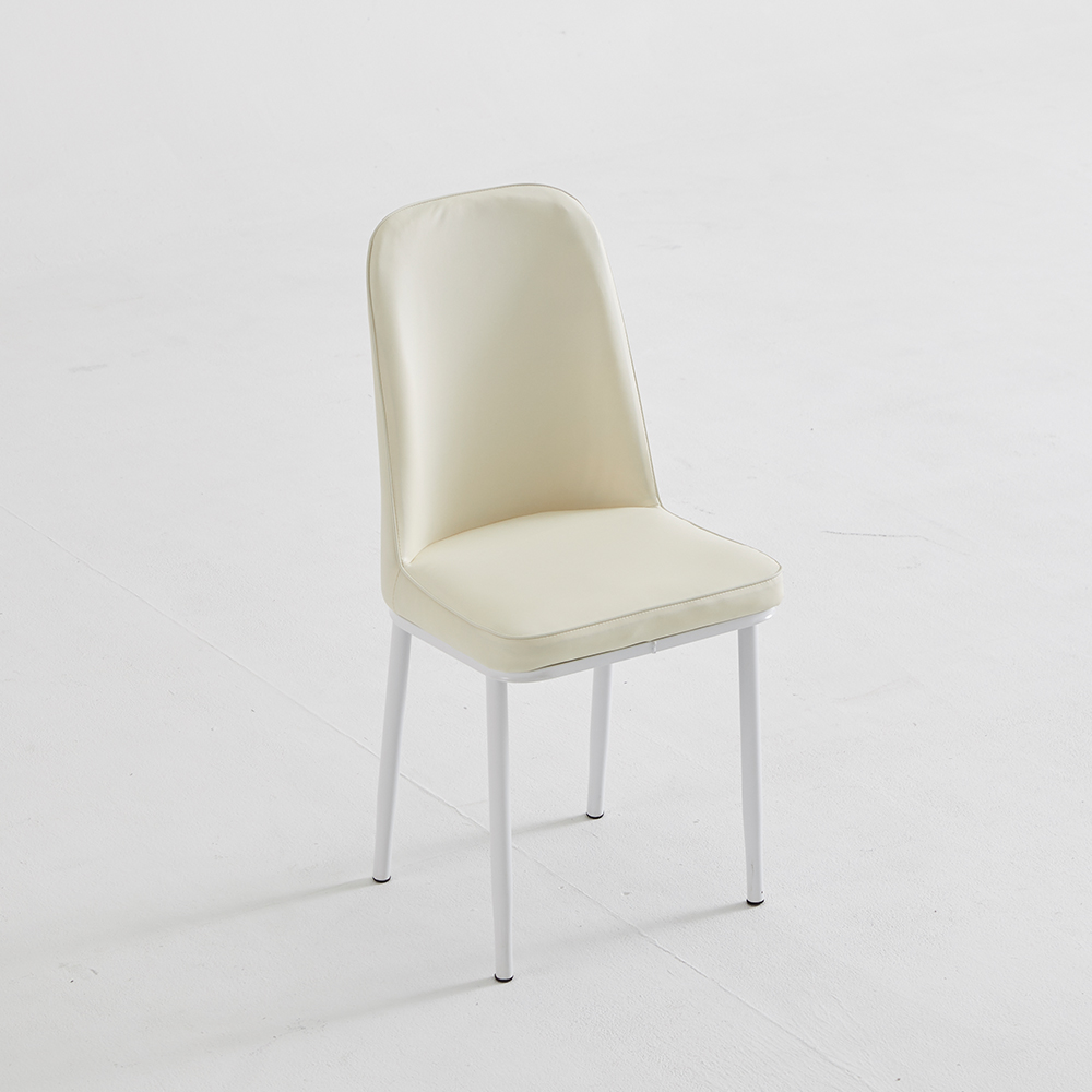 16피스 VONO 1+1 디자인 라운드 고급 의자 편한 식탁 테이블 다이닝 카페가죽의자