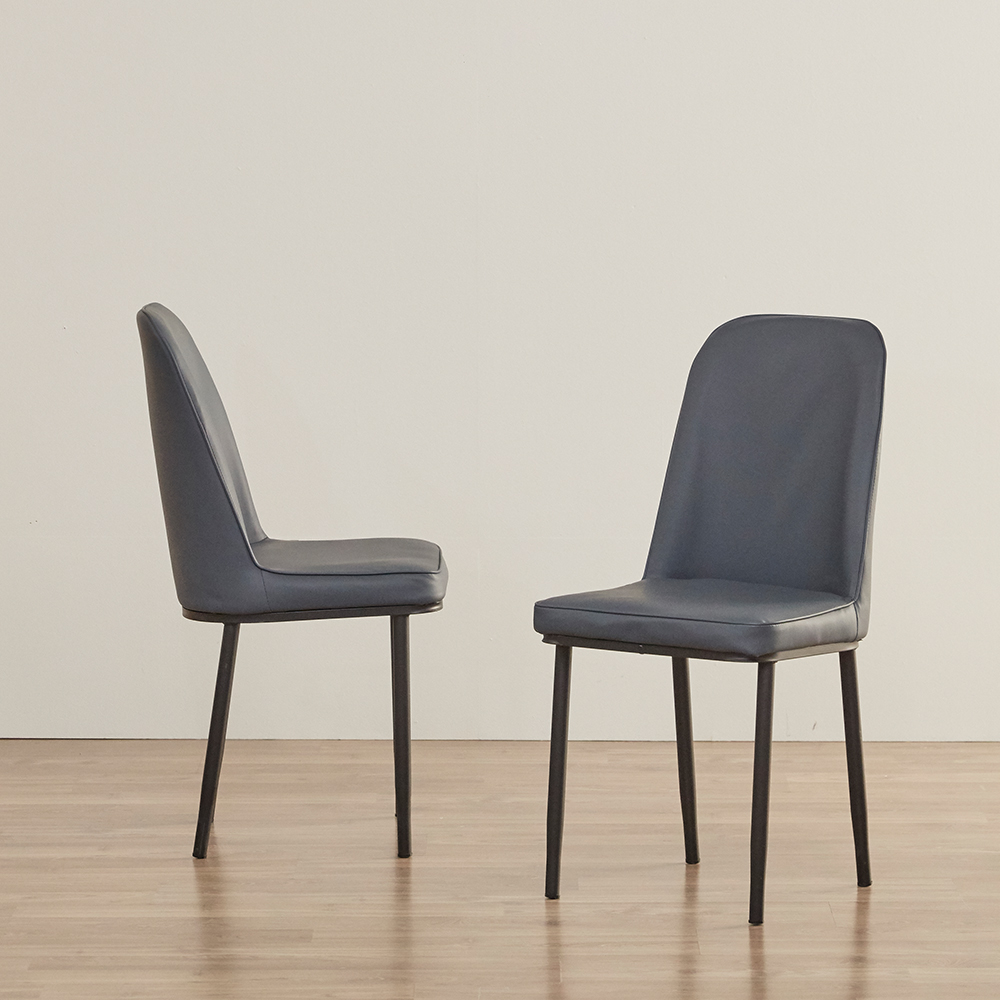 16피스 VONO 1+1 디자인 라운드 고급 의자 편한 식탁 테이블 다이닝 카페가죽의자