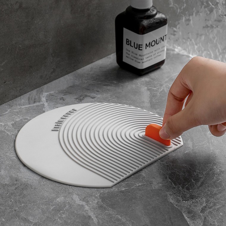 실리콘 배수구 덮개 헤어트랩 하수구 냄새차단