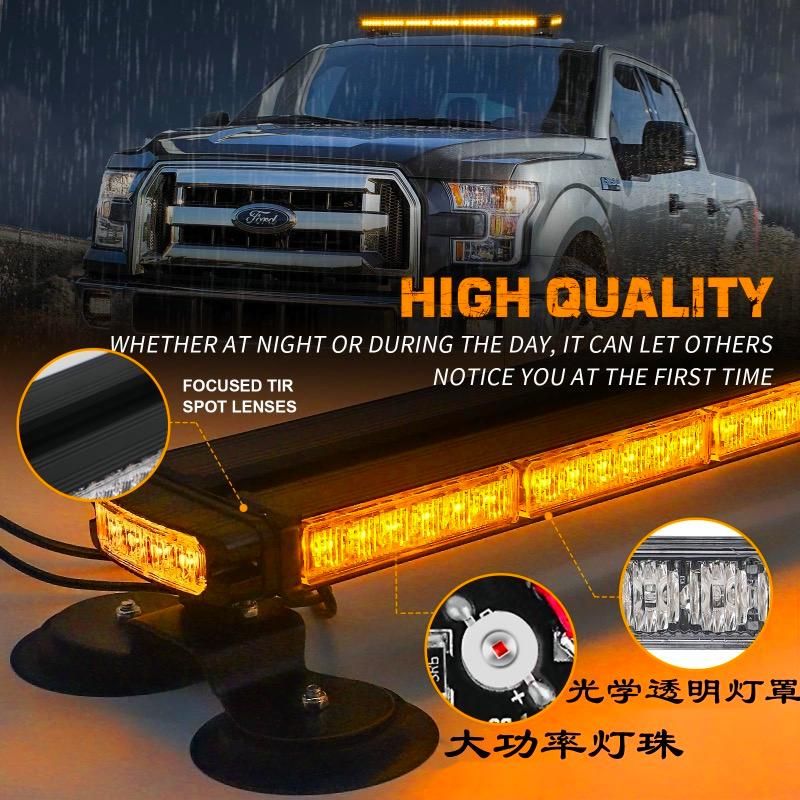 경광등 싸이키 LED 12v24v 라이트 화물차 67cm 공사 차량용 긴급 조명 - 상세 이미지 5