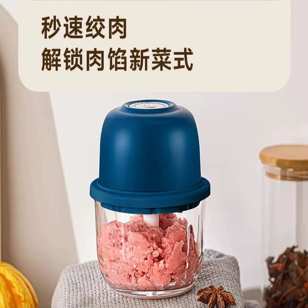 무선다지기 충전식 마늘다지는기계 다지는 고추 A. 300ML 화이트 2024 업그레이드된 - 상세 이미지 5