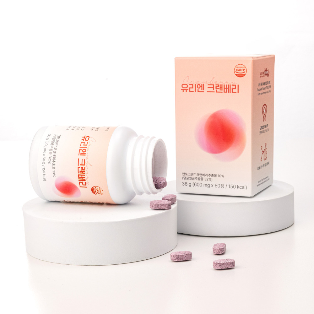 유리엔 크랜베리 효능 크린베리 만노오스 만노스 디만노스 디마노스 60정 이미지 2