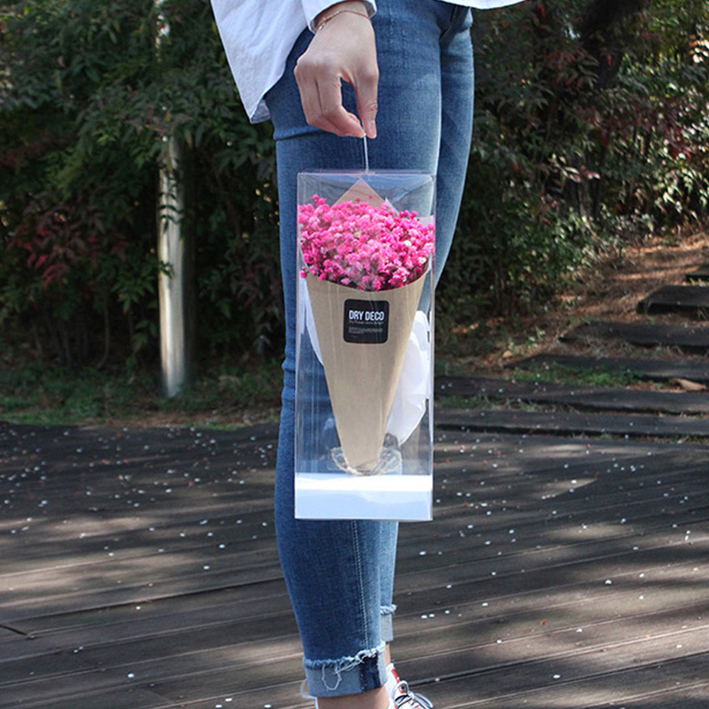 임신축하꽃 안개꽃 프리저브드플라워 꽃다발 중형 드라이플라워 선물