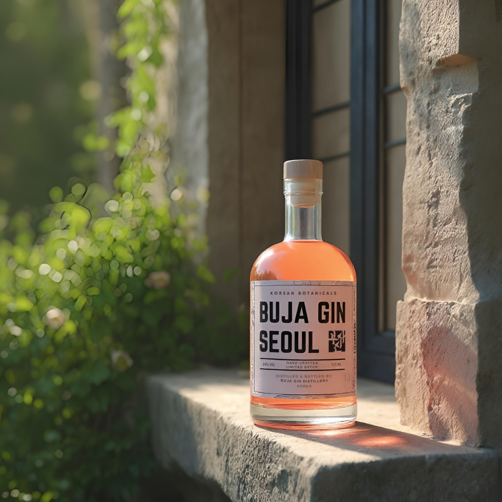 부자진 오미자 44도 집들이선물 애주가 크래프트 진 증류주 (BUJA GIN) 525ml, 1개 이미지 8