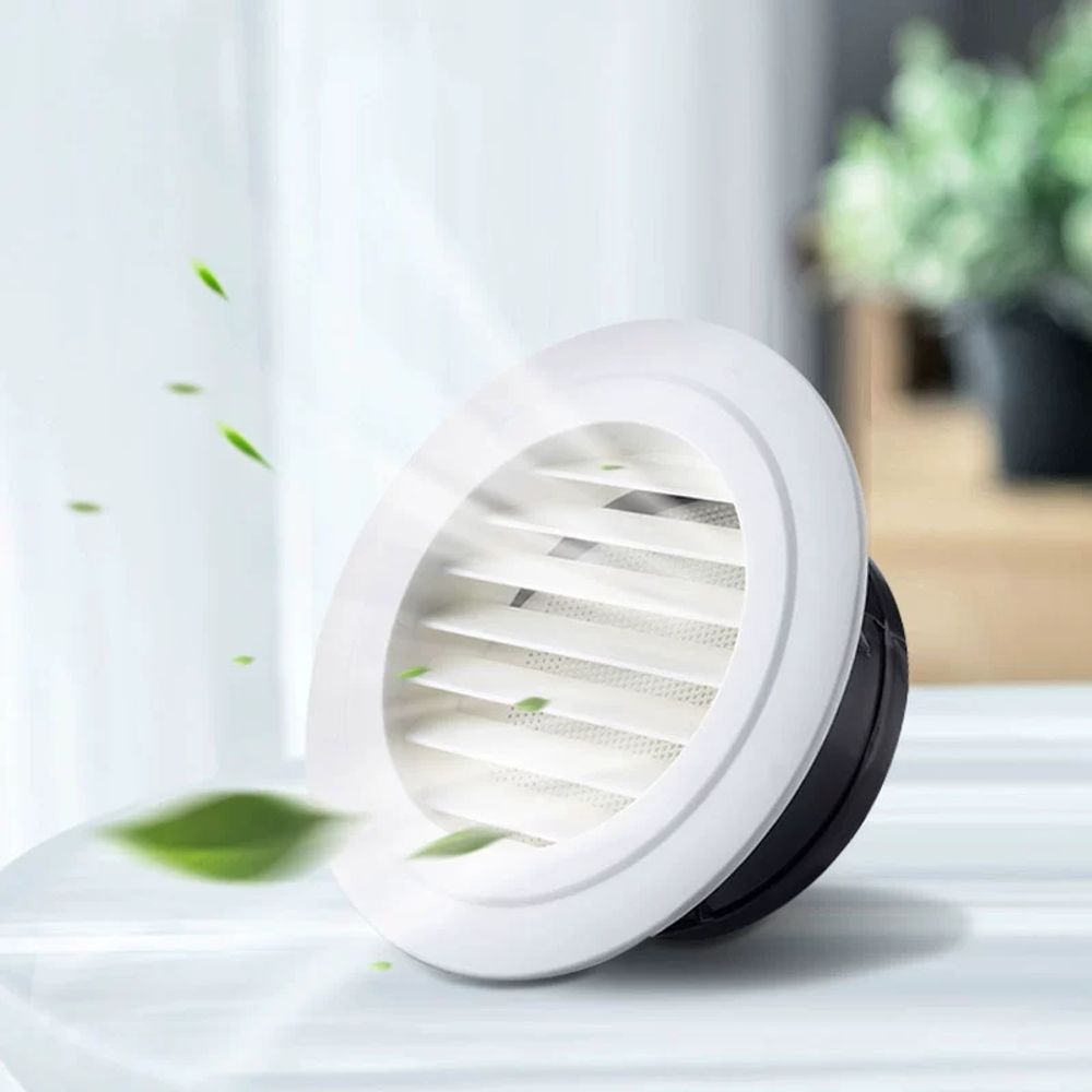 ABS 환기구 아파트 배출구 75mm 루버 조절 원형 송풍구 A. 75mm를 회전시킵니다 - 상세 이미지 5