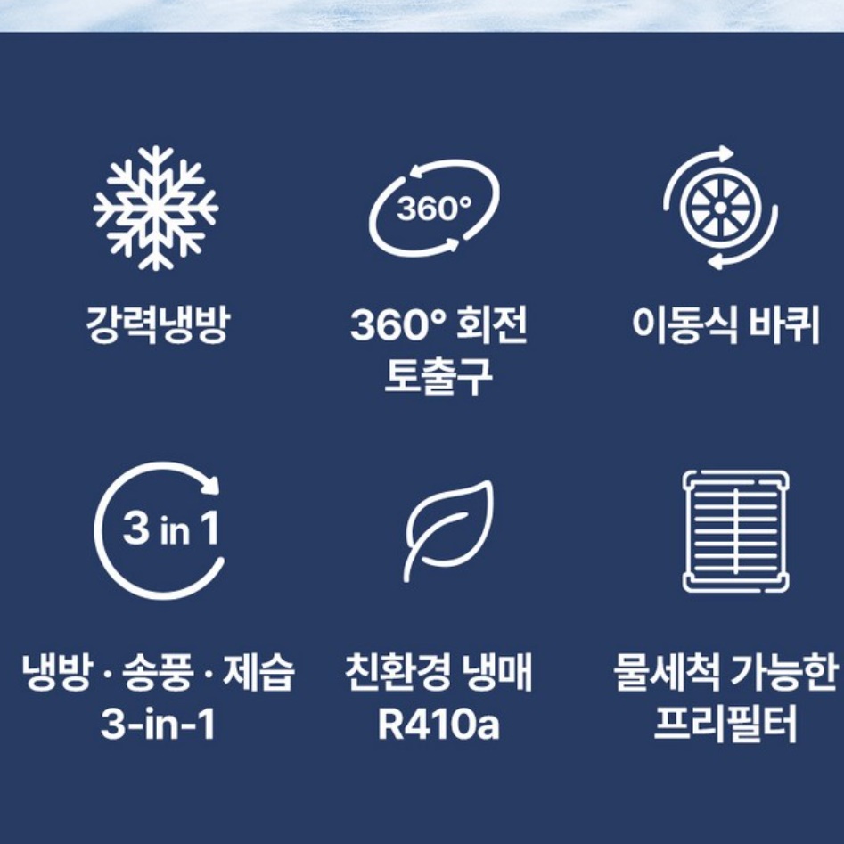 공장 업소용 대형 냉풍기 코끼리 냉풍기 공업용 산업용 냉풍기 2구 - 상세 이미지 4