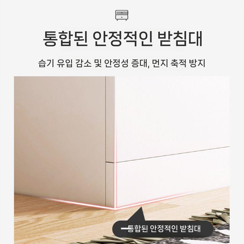 서랍장 옷수납장 수납정리함 60x40x89 5단 원목 5서랍 4단 슬라이딩 - 상세 이미지 5