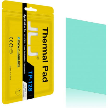 [해외]JLJ 써멀 패드, 써멀라이트 실리콘 패드 80x40x1mm, 고온 저항 및 노트북 히트싱크/GPU/CPU/LED 쿨러(1MM)용 비전도성