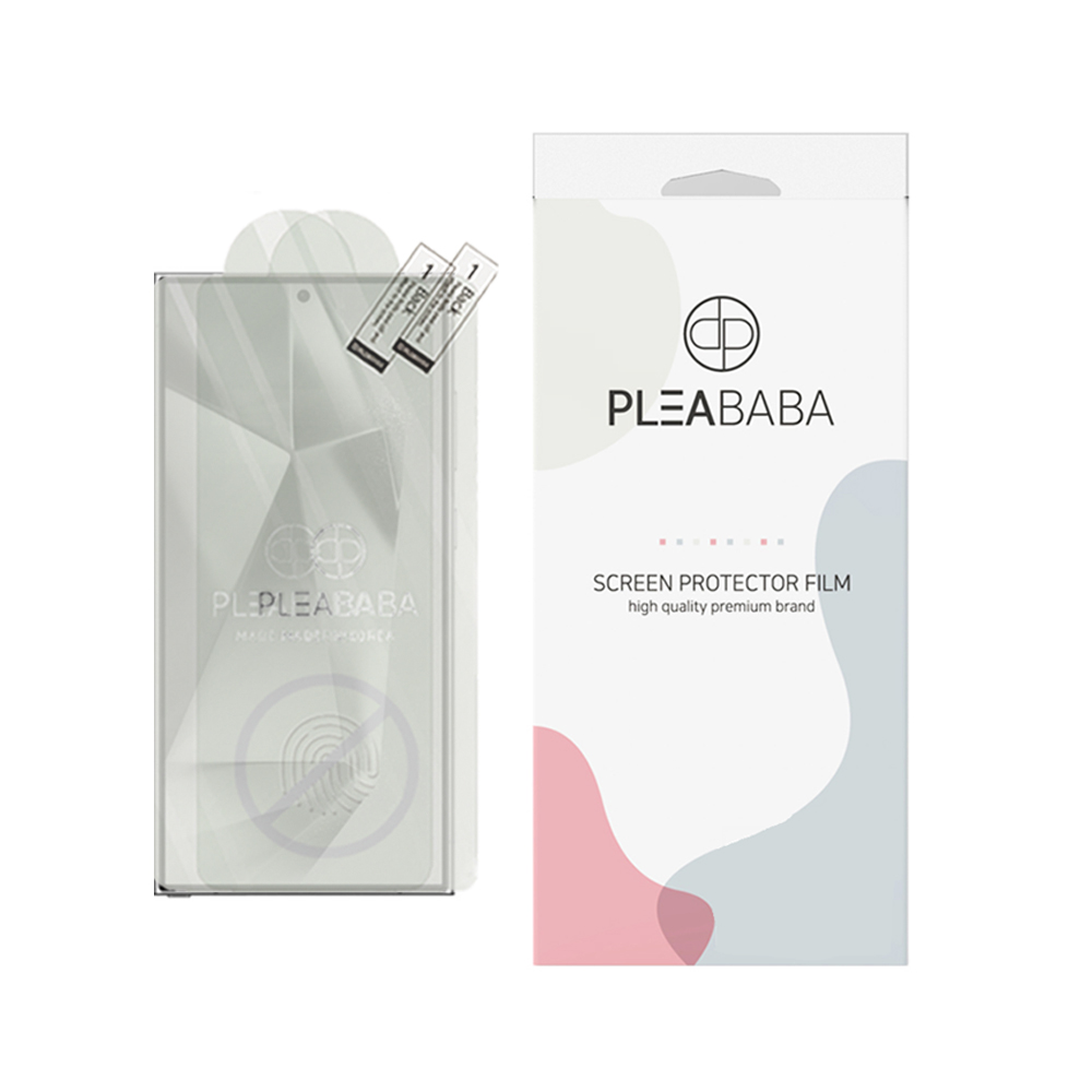 플리바바 지문방지 액정 보호필름 무광 종이질감 전면 저반사 필름 갤럭시S24울트라, 2매입 - 상품 이미지