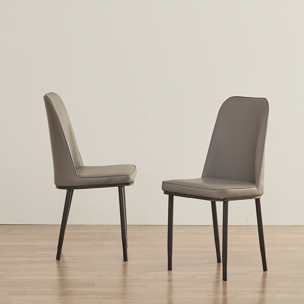 16피스 VONO 1+1 디자인 라운드 고급 의자 편한 식탁 테이블 다이닝 카페가죽의자