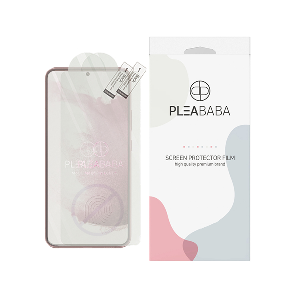 플리바바 지문방지 액정 보호필름 무광 종이질감 전면 저반사 필름 갤럭시S22, 2매입 - 상품 이미지