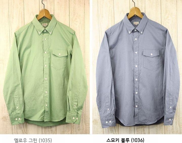 맥바트로스 남성 옥스포드 버튼다운 긴팔셔츠 일본제 화이트 1 M - 상세 이미지 5
