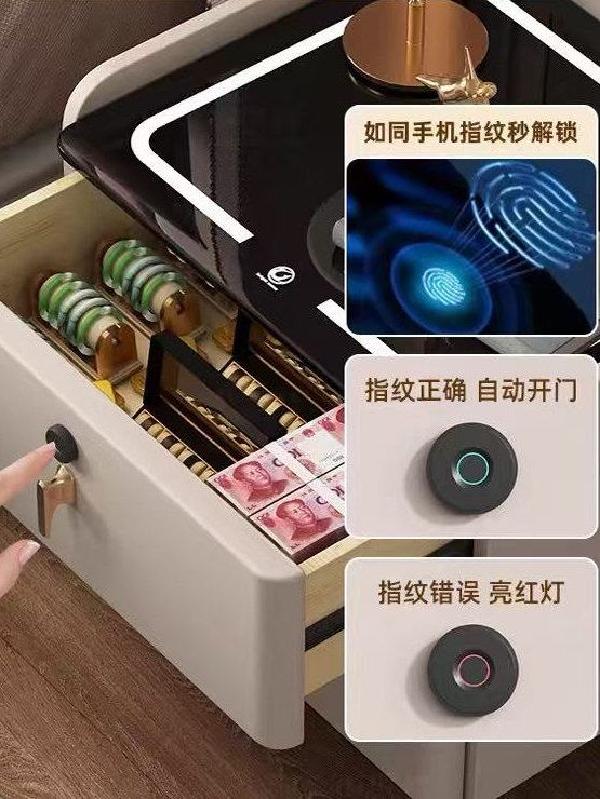 침실 스마트협탁 모듈 모던 협탁 테이블 샤크팡 옆 스마트 이미지 6
