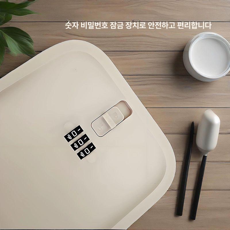 솔비에 핸드폰잠금상자 시험용 중독방지 스마트폰 베이지 - 상세 이미지 4