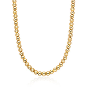 [바이이에르] Ball bead necklace 6mm (Gold) BH7N53733YB450 - 상세 이미지 2
