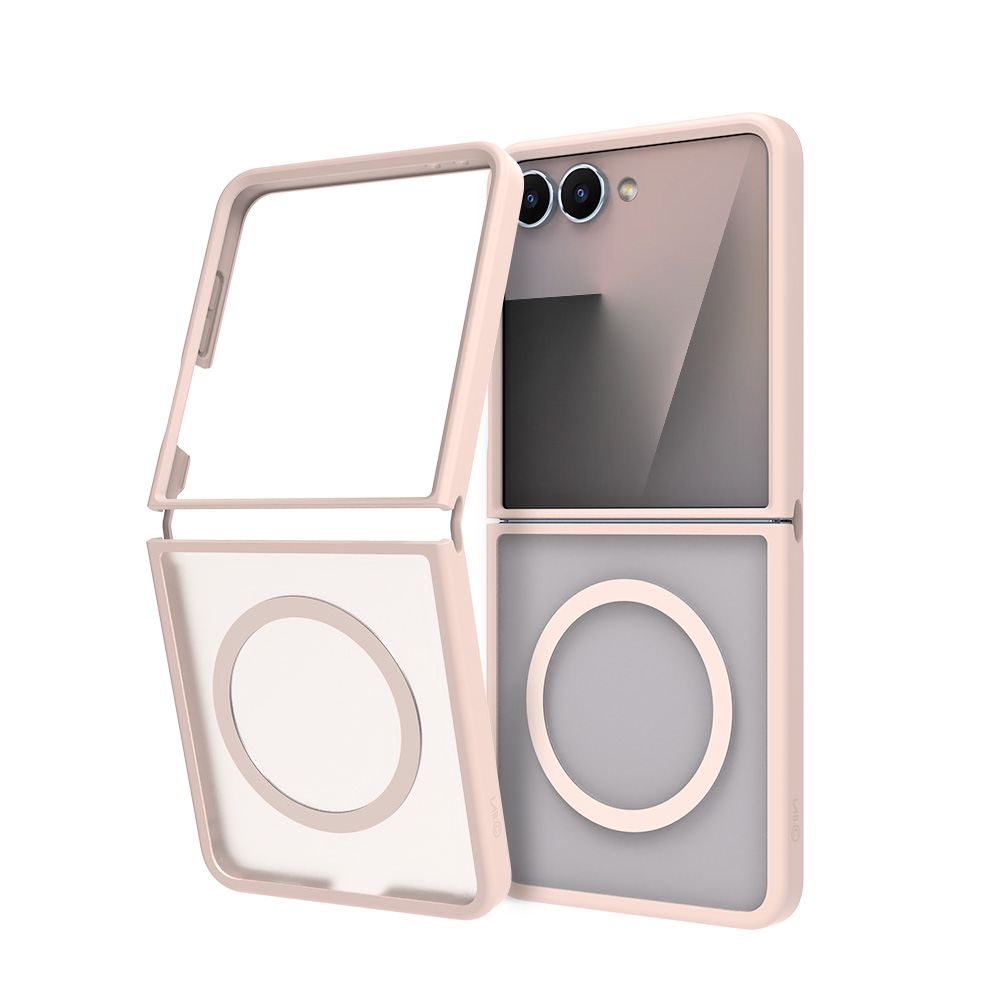 랩씨 맥세이프 마그넷 케이스 지문방지 강력한 자력 매트핑크, 갤럭시Z 플립7