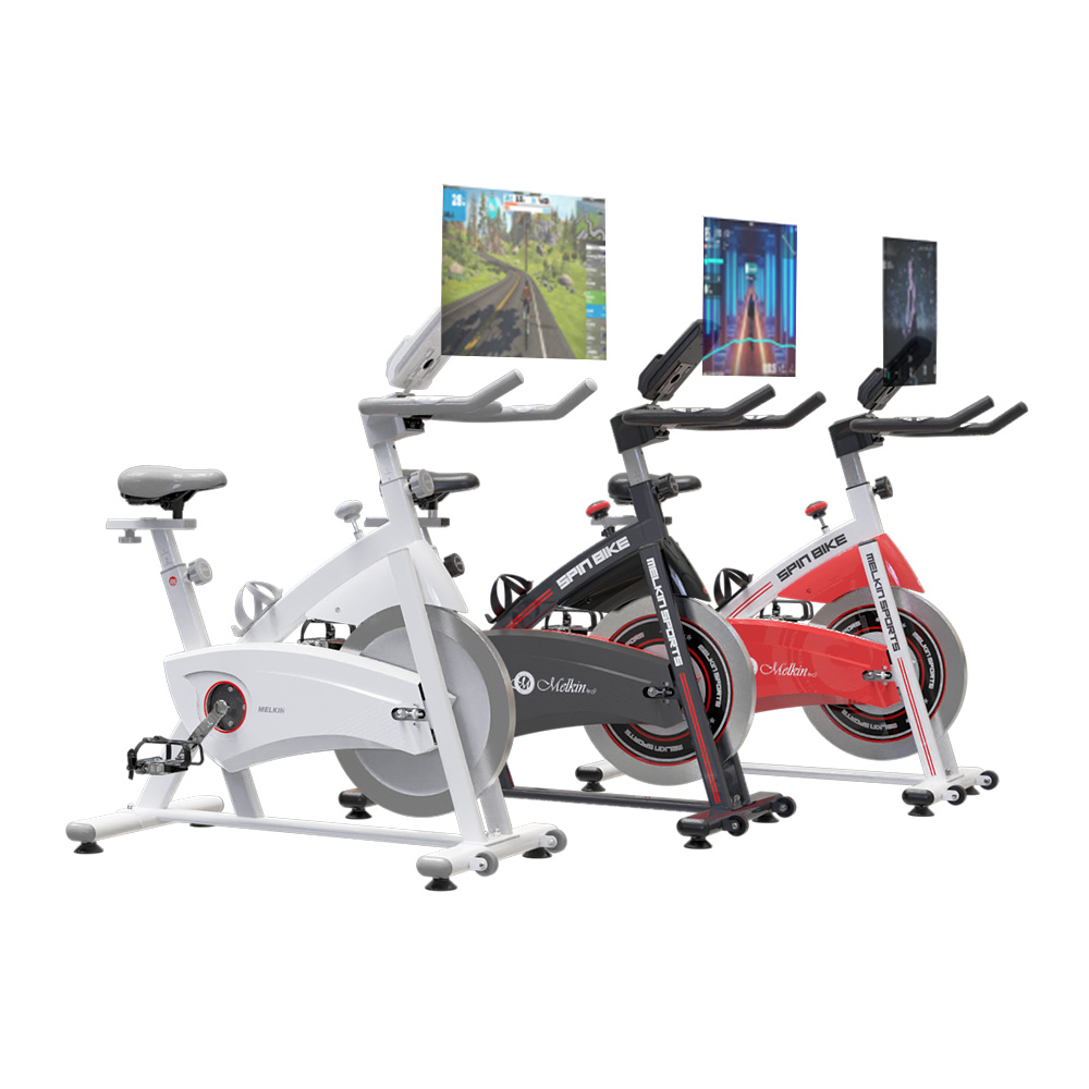 멜킨 실내자전거 스마트 스핀바이크 즈위프트 게임 가정용 스피닝 사이클 운동기구 15kg