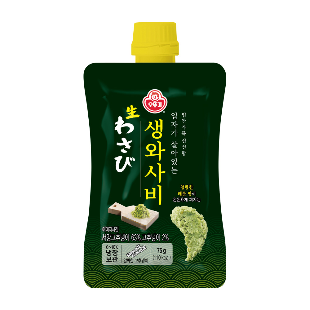 오뚜기 입자가살아있는생와사비 냉장 75g