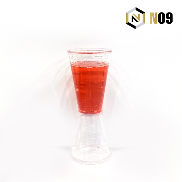 엔공구 딜루션 투명 지거 계량컵 20cc 40cc 카샴푸 희석 소분 - 메인 이미지