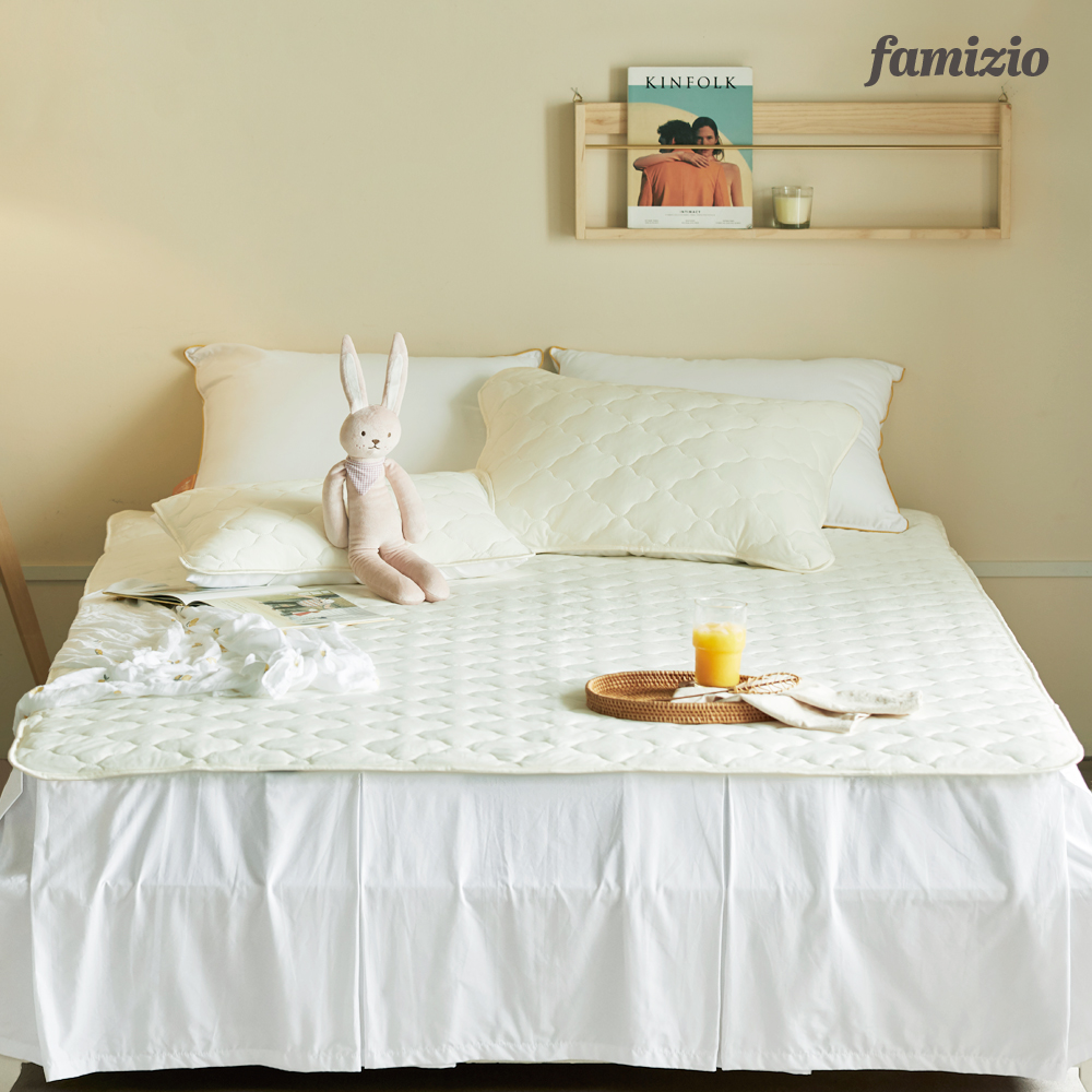 사계절 마이크로화이버 누빔 양면패드 침대커버+베개커버