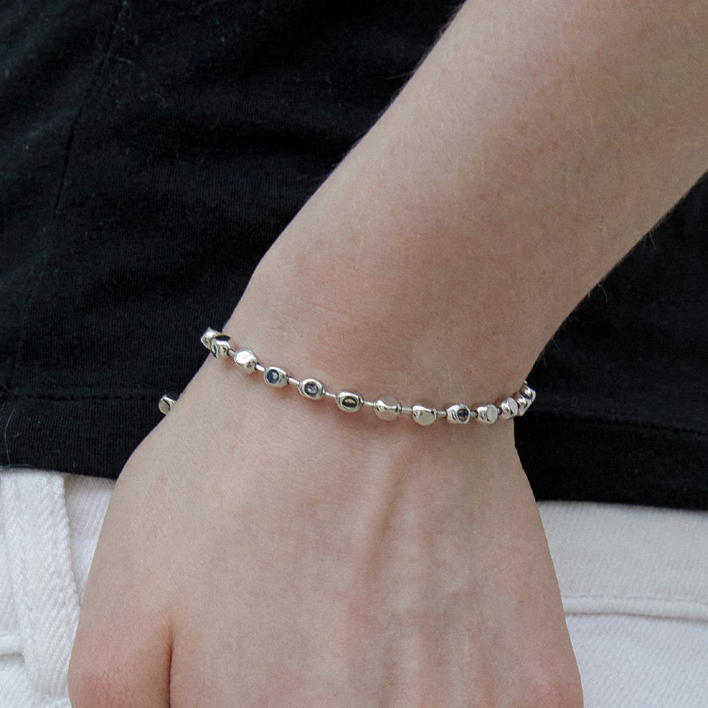 [바이이에르] Glimmer ball chain bracelet BH7B56763WB185 - 상품 이미지