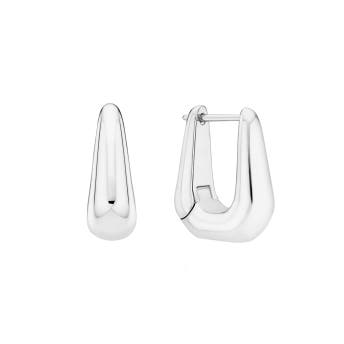 [바이이에르] Shopper bag one touch earrings (Silver) BH7E53720WBXXX - 상세 이미지 2