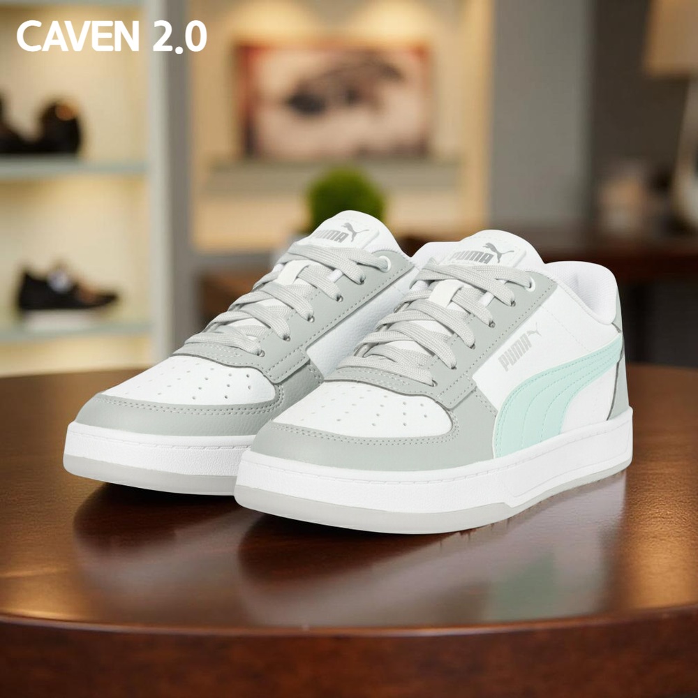 푸마 케이븐 2.0 여성 스니커즈 그레이X에메랄드그린 392290-56