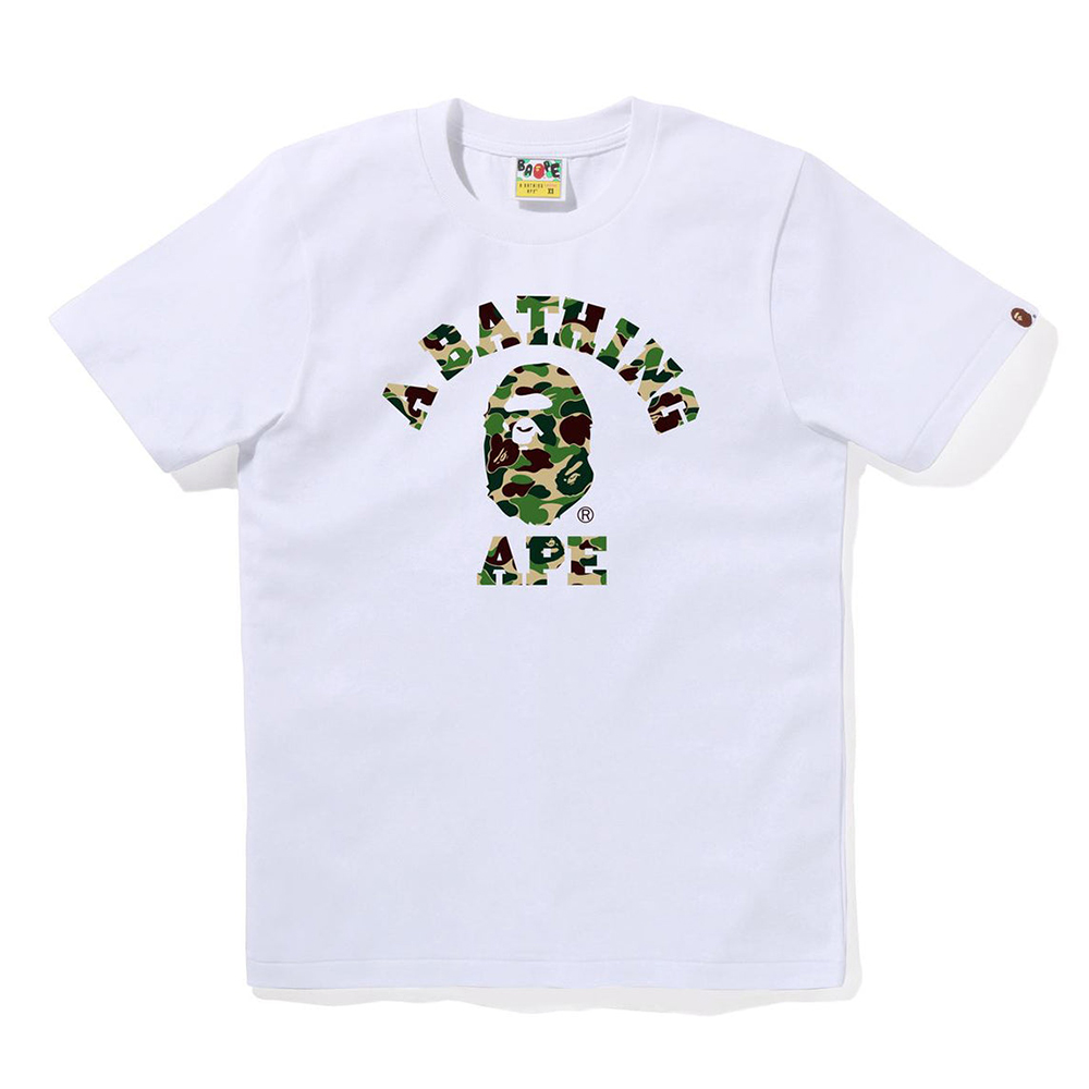 베이프 우먼즈 반팔티 ABC CAMO COLLEGE TEE 1L80-210-005 - 상세 이미지 5