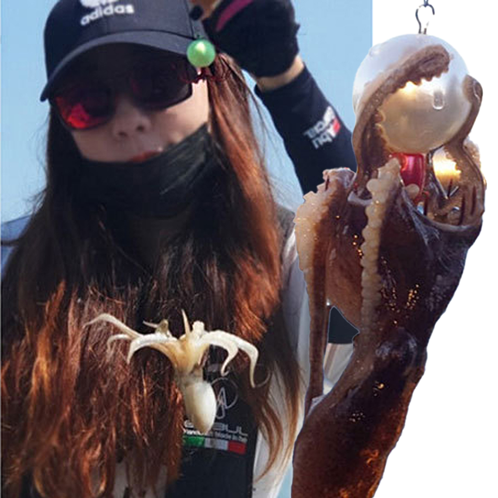 쭈꾸미 애자 문어 갑오징어 6침 낚시 바늘 채비 진주 야광 6개 - 상세 이미지 2