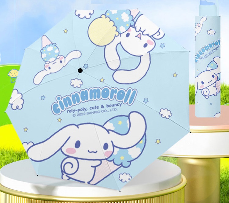 산리오 우산 3단 어린이 시나모롤 자동 우양산 쿠로미 포차코 마이멜로디