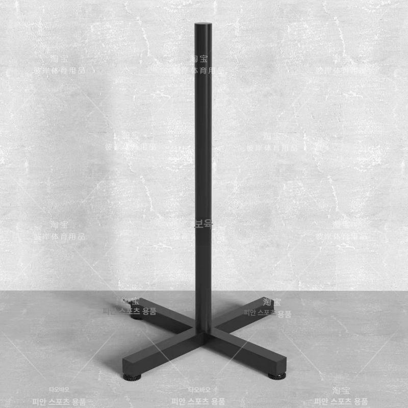 바벨 정리대 헬스장 역기봉 보관카트 플레이트 덤벨 블랙 삼각형 높이 50CM 구경2CM - 상세 이미지 2