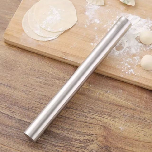 스테인레스 반죽 밀대 주방용 반죽 칼국수밀대 36cm - 상세 이미지 4