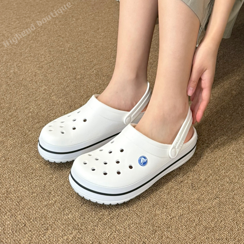 크록스 바야 밴드 클로그 클래식 크록 크럭스 샌들 크록밴드 화이트, 240 - 상세 이미지 2