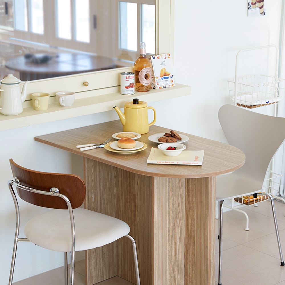 바스포르 후아유 라운드 4인 식탁 홈카페 1000