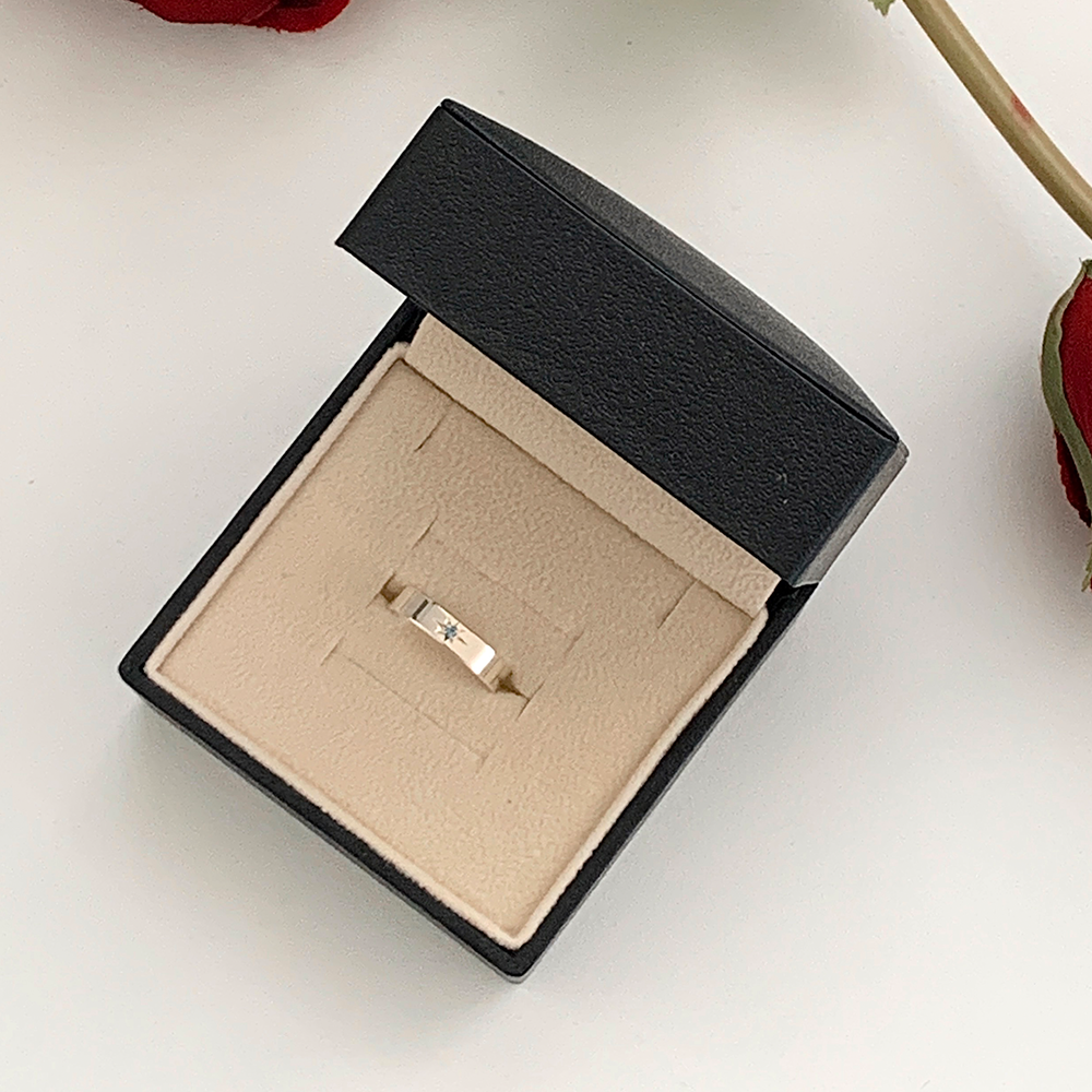 925하우스 탄생석 주문제작 반지 실버링 큐빅 은 각인반지 우정링 커플링 은반지