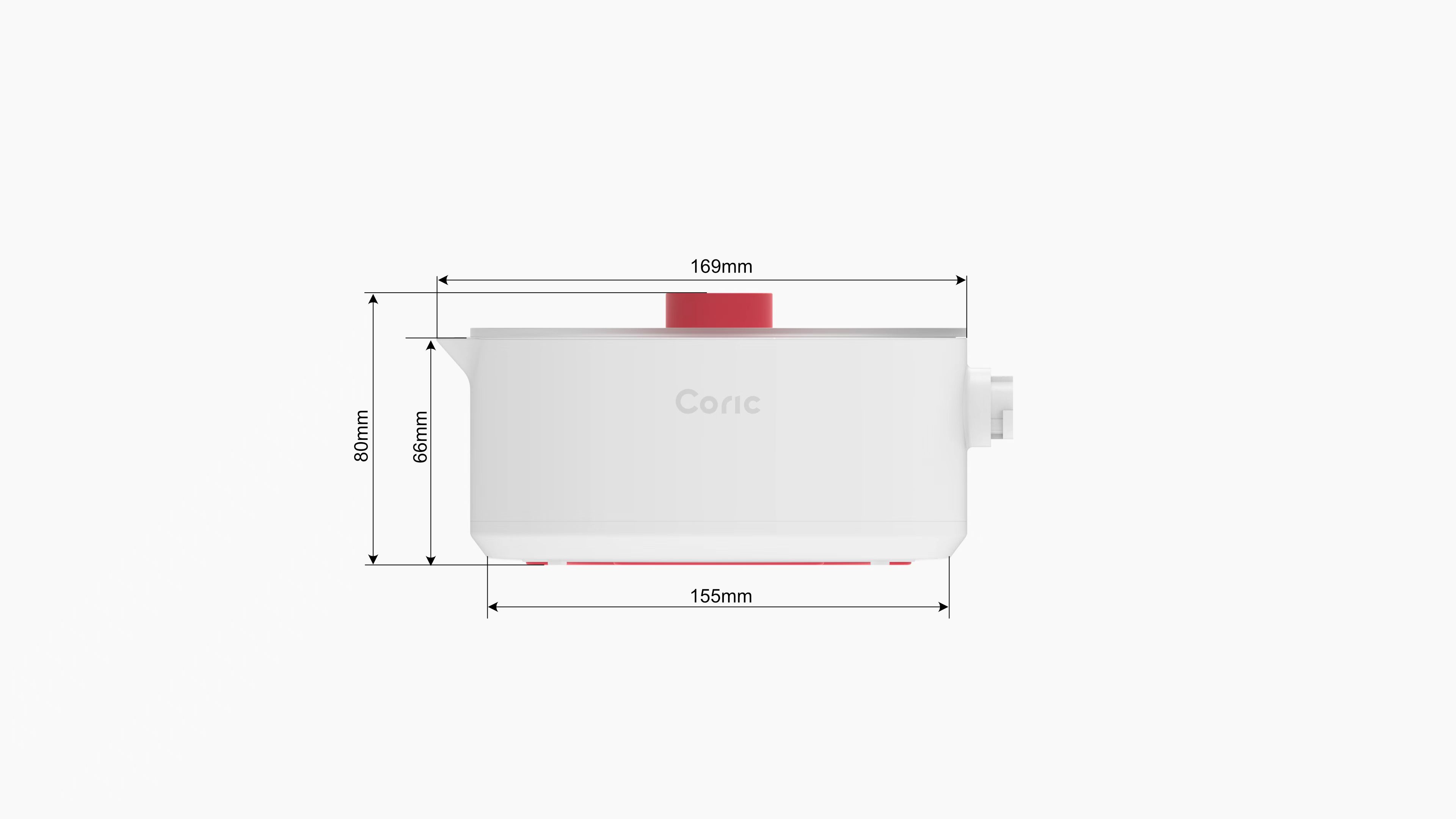 코릭 접이식 멀티쿠커 전기 포트 여행용 휴대용 접이식 티 분유 주전자 커피 미니 차박