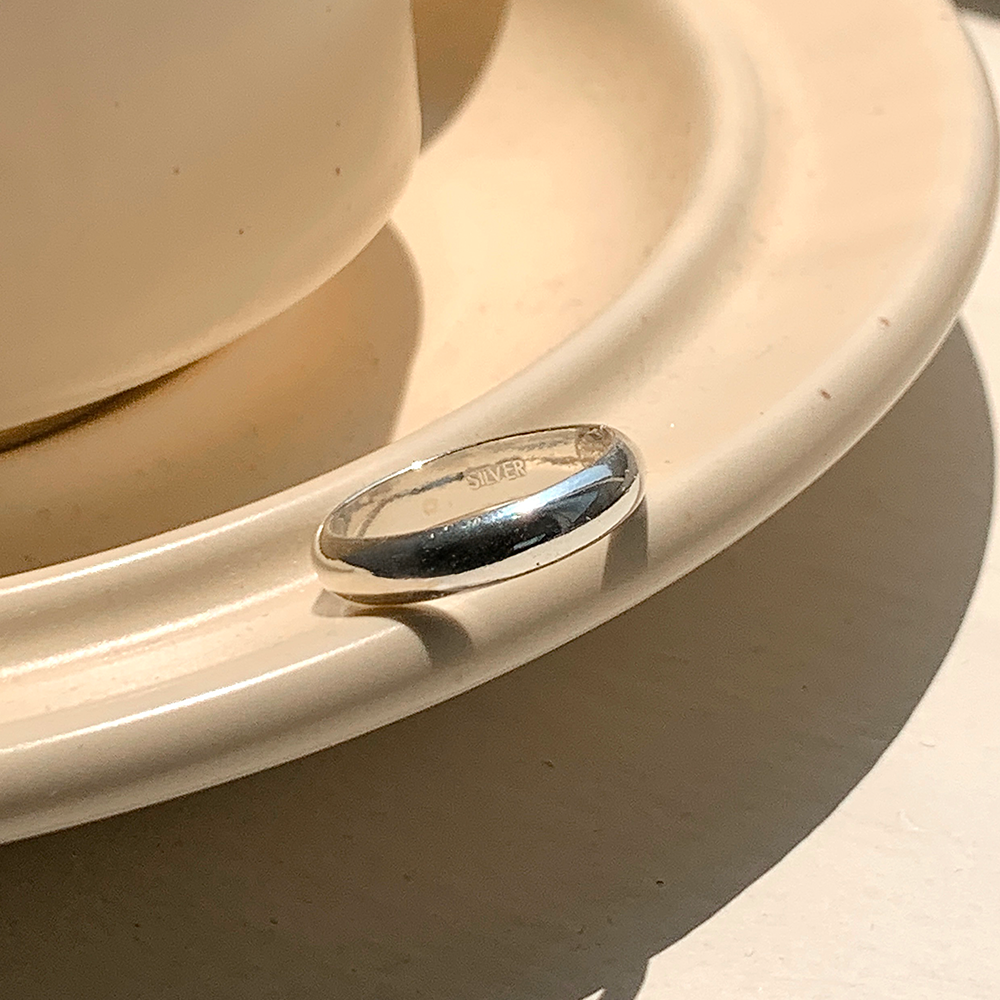 925하우스 은가락지 엥게이지 실버반지 커플링 데일리 볼드 우정반지 3mm 4mm 5mm