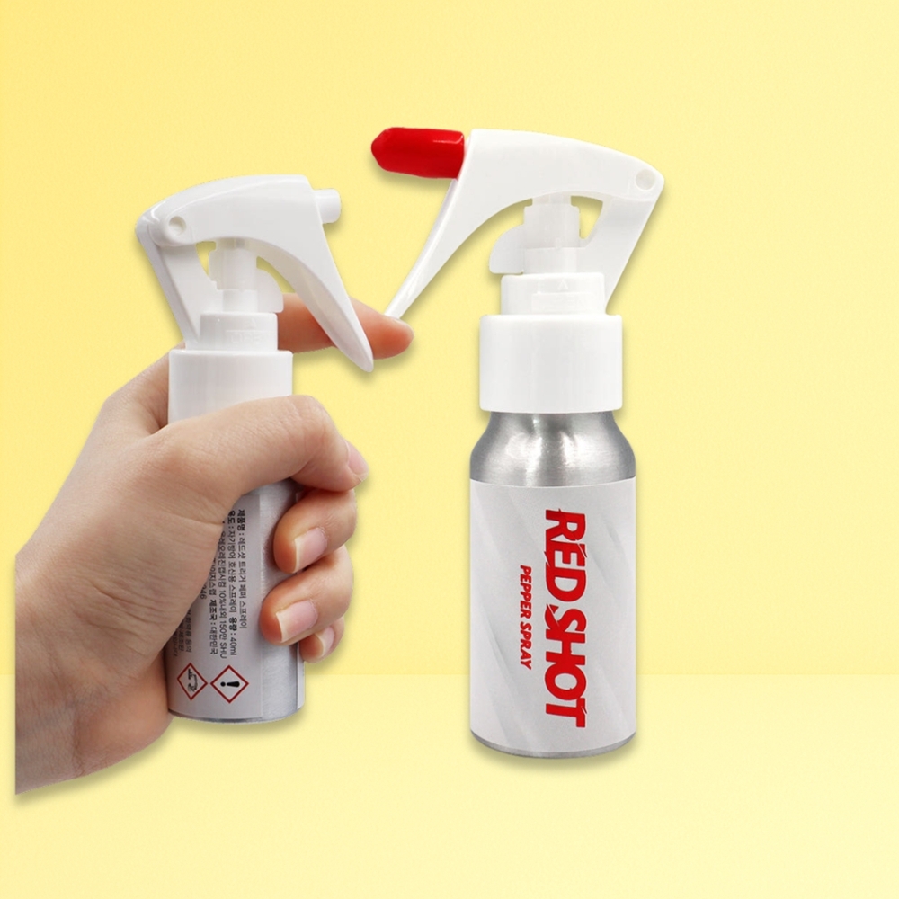 호신용 스프레이 레드샷 트리거 40ml 휴대용 스트랩 랜야드 세트 - 상세 이미지 5